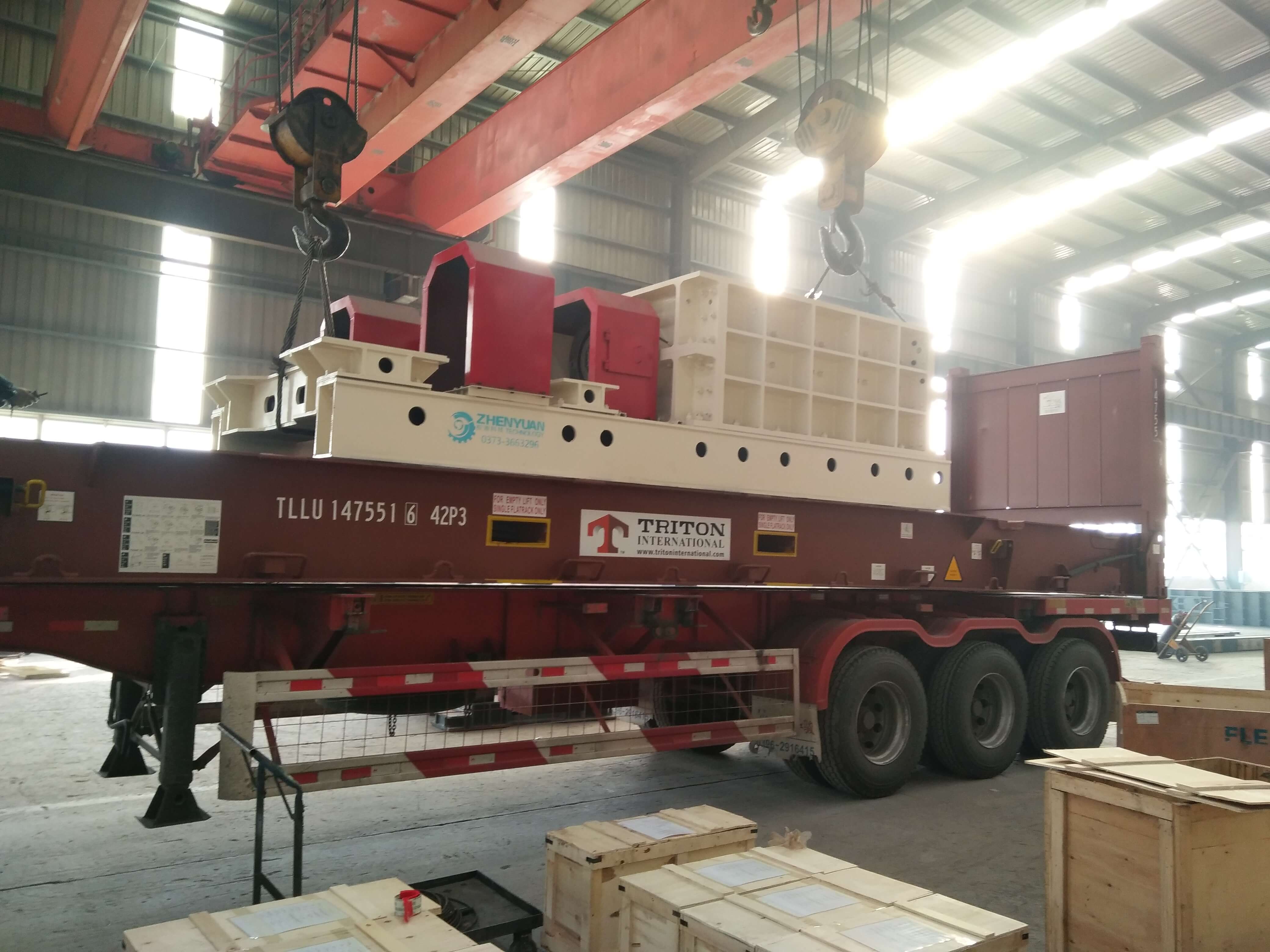 Zhenyuan Mineral Sizer Delivered To Algeria