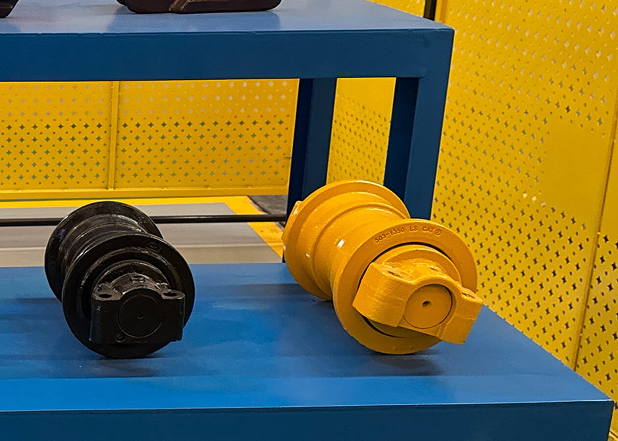 Support Roller For Apron Feeder